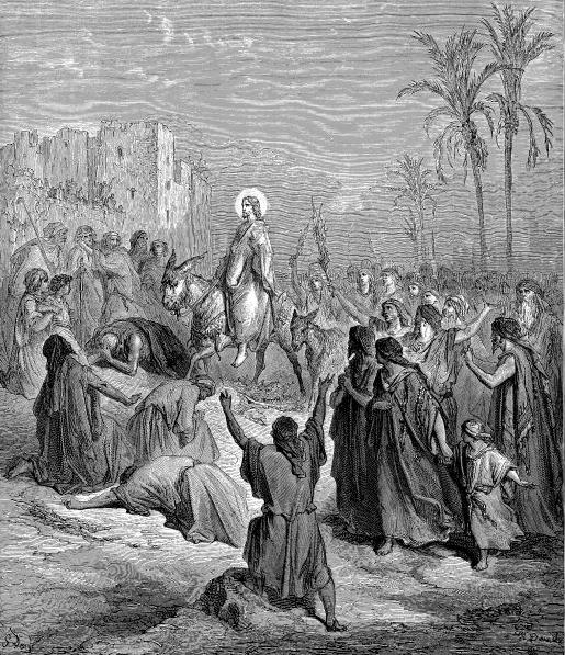 Entry of Jesus into Jerusalem, Gustave Dore